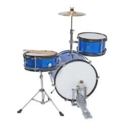 DXP 3pce Junior Drum Kit In Metallic Blue -Musical Instrument Store 0004189 dxp junior series 3 piece drum kit metallic blue 550