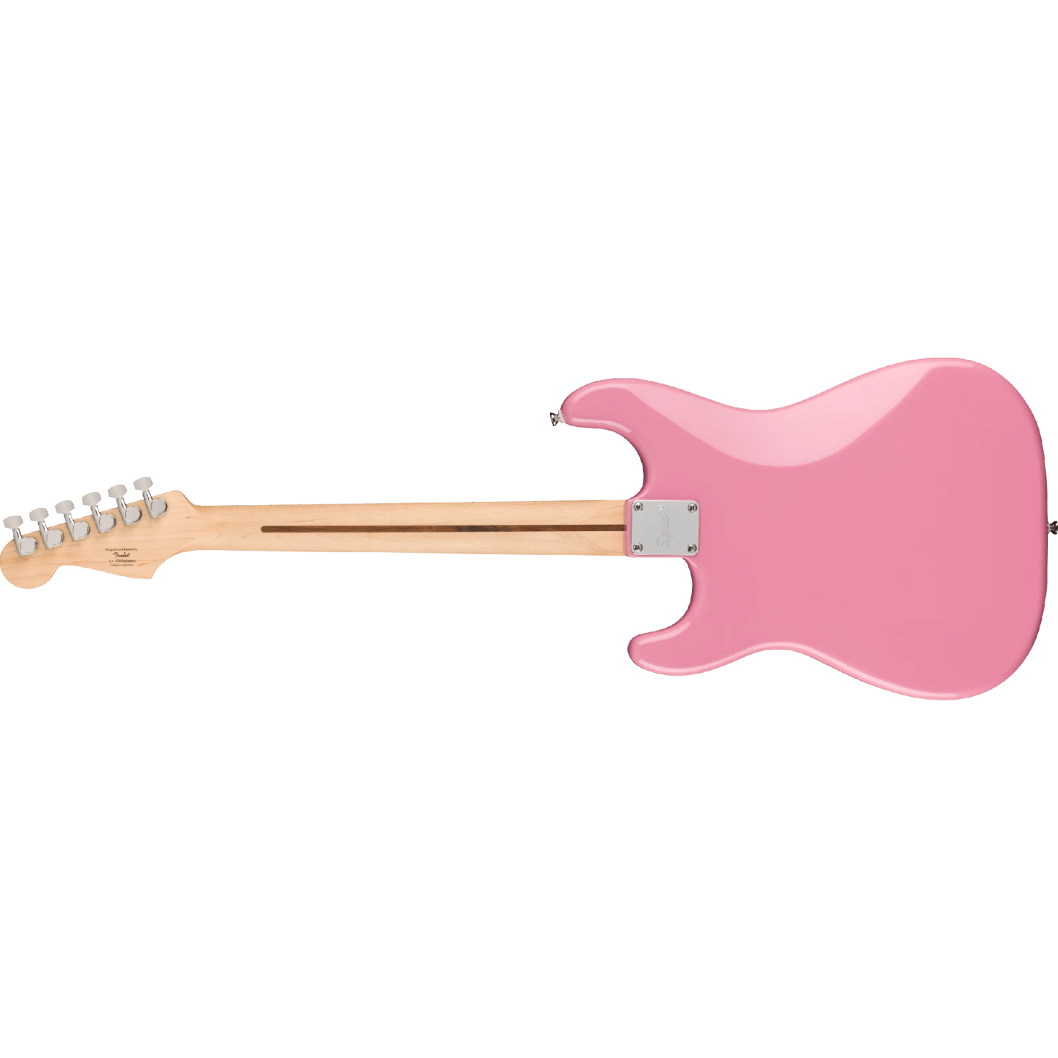 Squier Squier Sonic™ Stratocaster HT H, Maple Fingerboard, White Pickguard, Flash Pink 4 Squier Squier Sonic™ Stratocaster HT H, Maple Fingerboard, White Pickguard, Flash Pink - Image 2