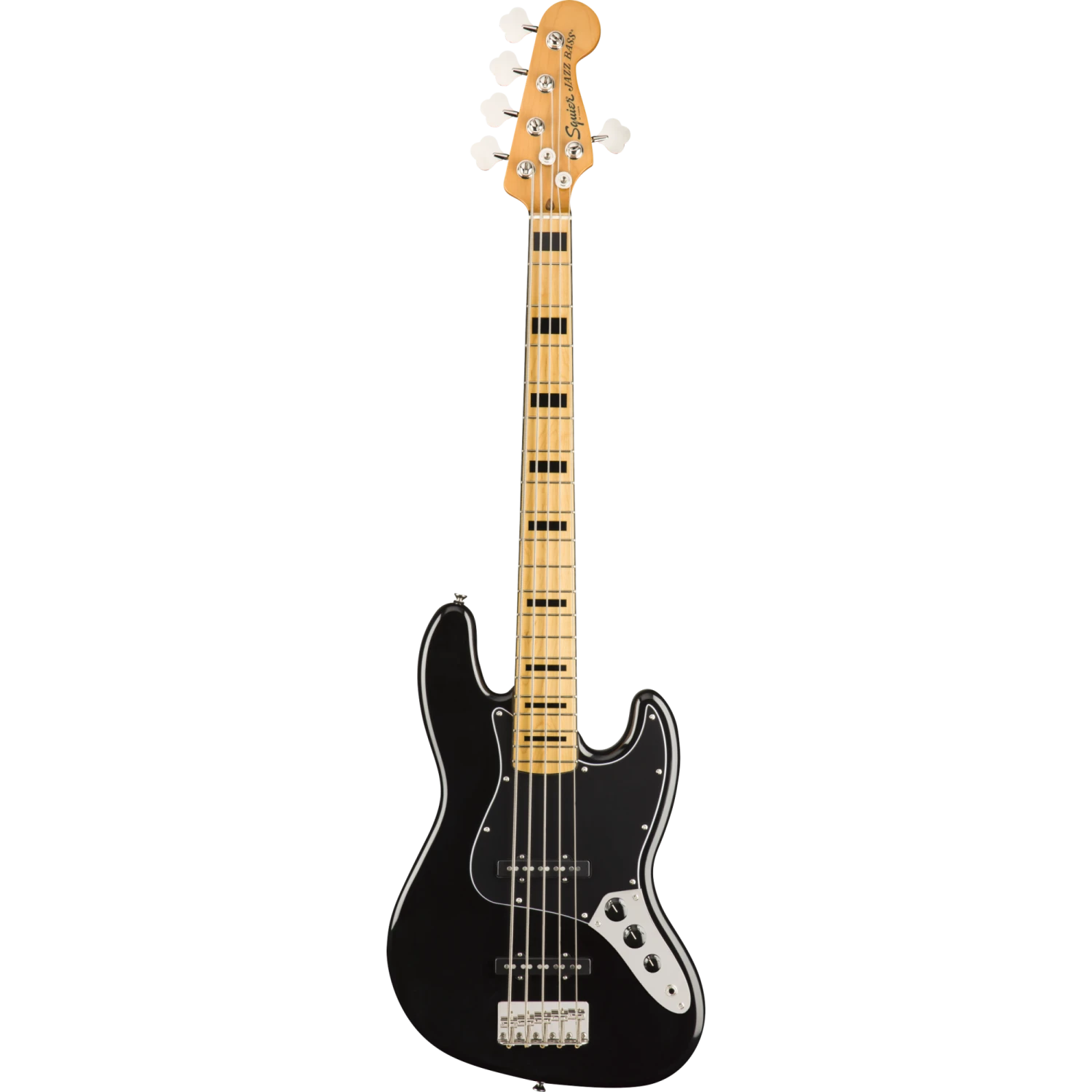 Squier Classic Vibe '70s Jazz Bass V, Maple Fingerboard, Black 3 Squier Classic Vibe '70s Jazz Bass V, Maple Fingerboard, Black