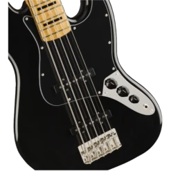 Squier Classic Vibe '70s Jazz Bass V, Maple Fingerboard, Black 10 Squier Classic Vibe '70s Jazz Bass V, Maple Fingerboard, Black -Musical Instrument Store 0374550506 gtr frtbdydtl 001 nr.png
