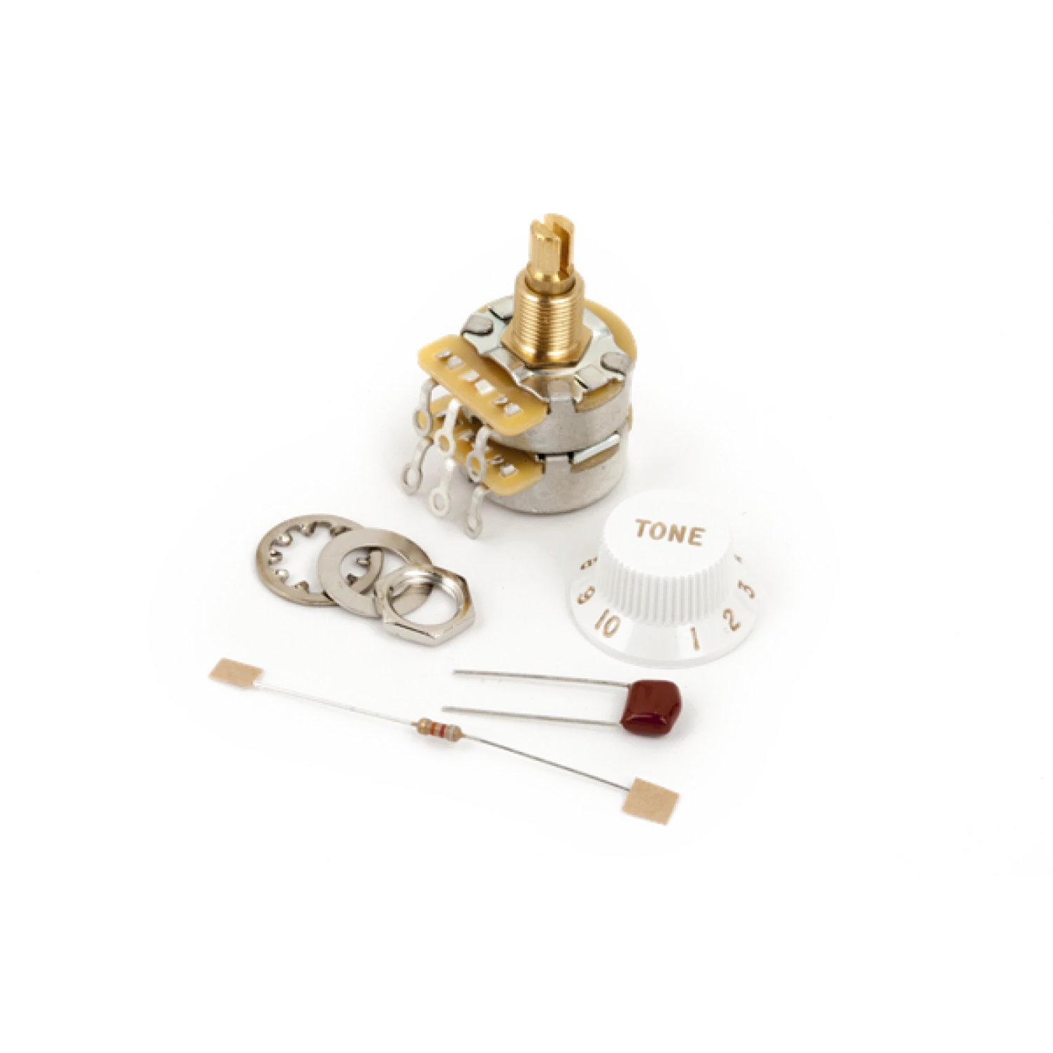 Fender (Parts) - TBX (Treble Bass Expander) Tone Control Potentiometer Kit 3 Fender (Parts) - TBX (Treble Bass Expander) Tone Control Potentiometer Kit