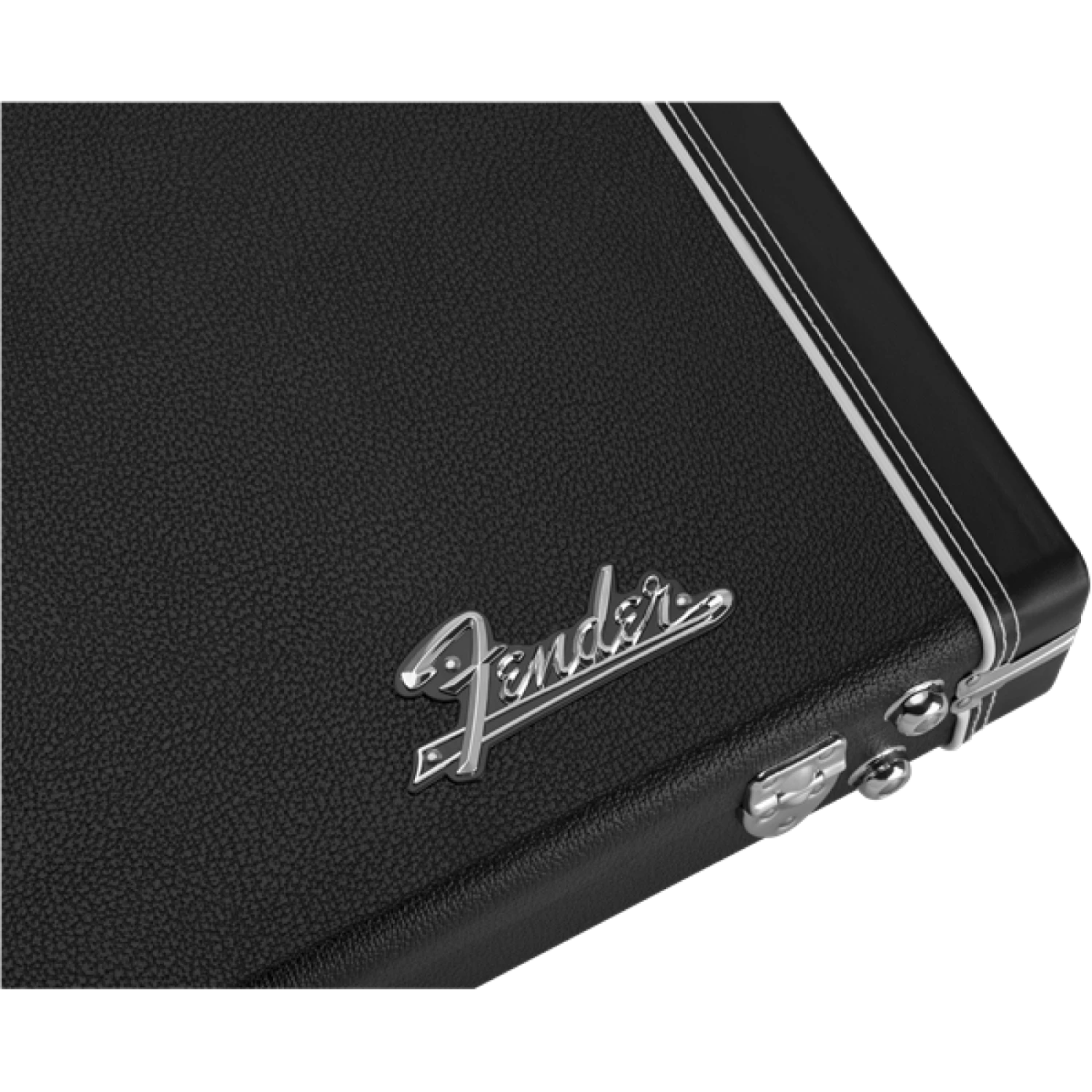 Fender - Classic Series Wood Case - Strat/Tele - Black 7 Fender - Classic Series Wood Case - Strat/Tele - Black - Image 5