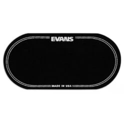 Evans Double Kick Patch Black Nylon