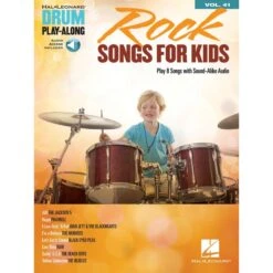Rock Songs For Kids - Various (Drums) Drum Play-Along - Hal Leonard. Sftcvr/Online Audio Book