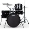 Natal DNA Stealth 18" 4 Piece Low Volume Drum Kit -Musical Instrument Store 4397 97 dk dnb f18 bks 10 large