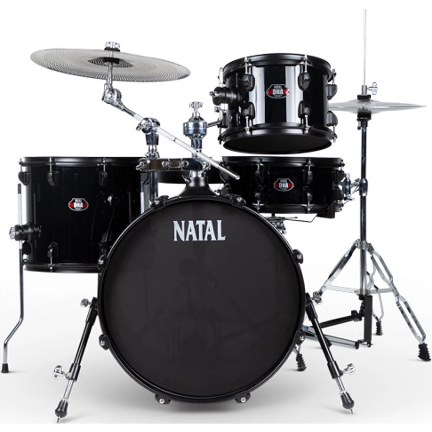 Natal DNA Stealth 18" 4 Piece Low Volume Drum Kit 3 Natal DNA Stealth 18" 4 Piece Low Volume Drum Kit