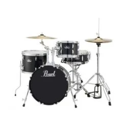 Pearl Roadshow 18" 4pc Drum Kit Package In Jet Black