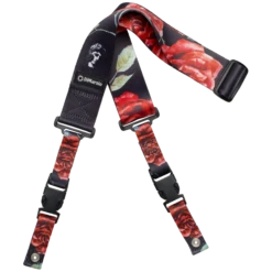 DiMARZIO - DD2246 ClipLock® Guitar Strap - Polyphia Floral Muse Black. Black