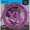 D'Addario EXL120-7 Nickel Wound 7-String Electric Guitar Strings Super Light 9-54 -Musical Instrument Store EXL120 7 main.jpg