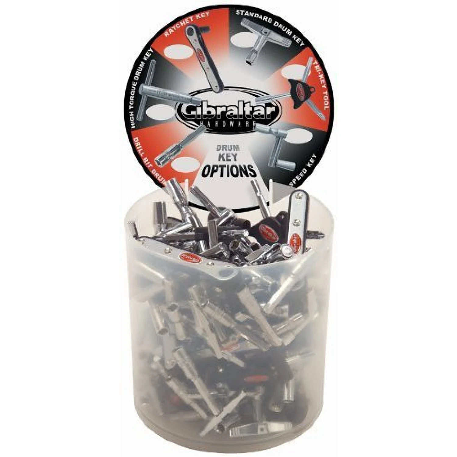 Gibraltar Drum Key Counter Top Display Tub 3 Gibraltar Drum Key Counter Top Display Tub