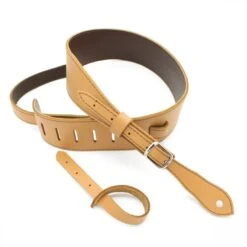DSL Straps - GET25-18-2 2.5" Buckle Slender Tan/Brown Guitar Strap