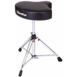 Gibraltar 6600 Series Double Braced Motostyle Drum Throne In Black