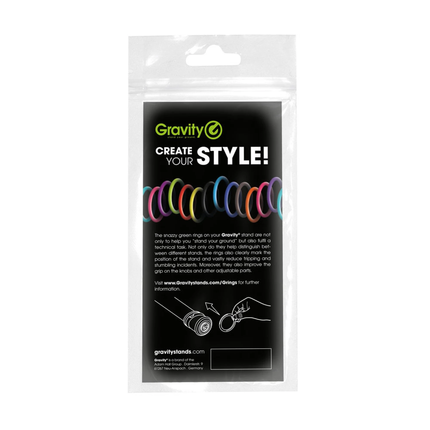 Gravity RP5555RED1 Universal Gravity Ring Pack Lust Red 5 Gravity RP5555RED1 Universal Gravity Ring Pack Lust Red - Image 3