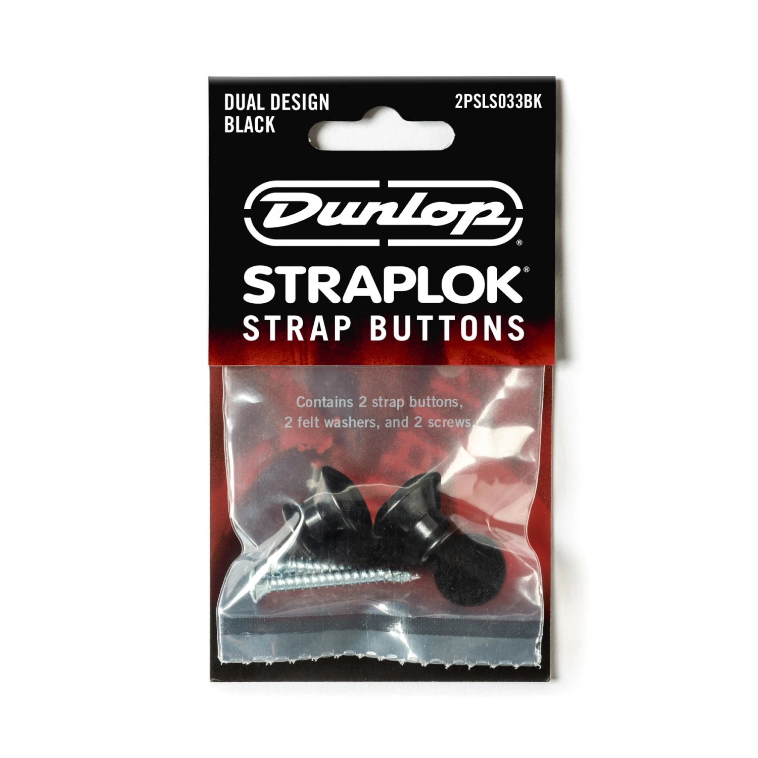 Dunlop J1033B - Dual Design Strap Button Set. 4 Dunlop J1033B - Dual Design Strap Button Set. - Image 2