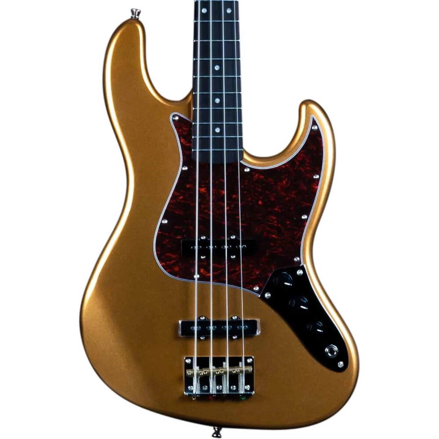 Jet JJB-300 4-String Bass Guitar With Rosewood Fretboard – Gold 4 Jet JJB-300 4-String Bass Guitar With Rosewood Fretboard – Gold - Image 2