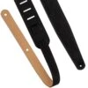 LM - LMX377 Vegan Guitar Strap Black. -Musical Instrument Store LMX377.jpg