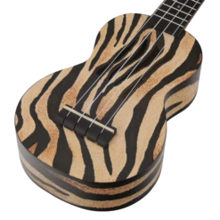 Mahalo MA1ZE - Soprano Ukulele. "ZEBRA" -Musical Instrument Store MA1ZE body.png