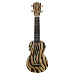 Mahalo MA1ZE - Soprano Ukulele. "ZEBRA" -Musical Instrument Store MA1ZE front.png