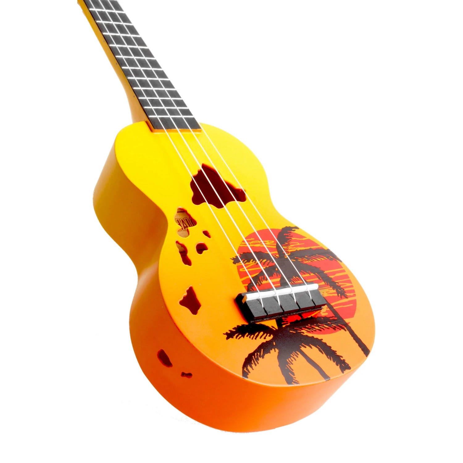 Mahalo MD1HAORB - Soprano Ukulele - Hawaii - Orange Burst 4 Mahalo MD1HAORB - Soprano Ukulele - Hawaii - Orange Burst - Image 2