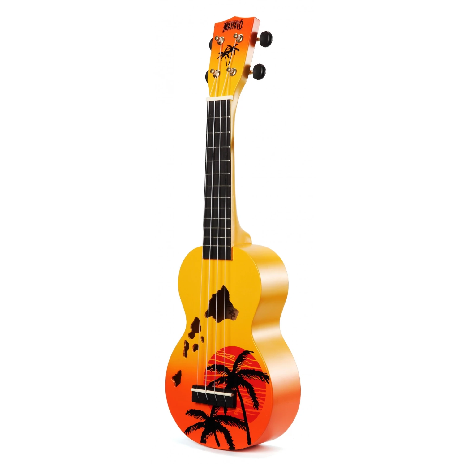 Mahalo MD1HAORB - Soprano Ukulele - Hawaii - Orange Burst 5 Mahalo MD1HAORB - Soprano Ukulele - Hawaii - Orange Burst - Image 3