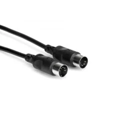 Hosa - MID-315BK - MIDI Cable, 5-pin DIN To Same, 15 Ft