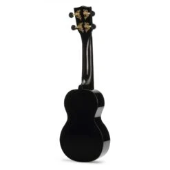 Mahalo MR1BK - Soprano Ukulele - Black 16 Mahalo MR1BK - Soprano Ukulele - Black -Musical Instrument Store MR1bk back right.jpg