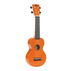 Mahalo MR1OR Soprano Ukulele In Orange -Musical Instrument Store MR1or right.jpg