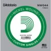 D'Addario NW044 Nickel Wound Electric Guitar Single String .044 1 D'Addario NW044 Nickel Wound Electric Guitar Single String .044 -Musical Instrument Store NW044 main.jpg