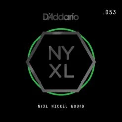D'Addario NYXL Nickel Wound Electric Guitar Single String .053