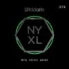 D'Addario NYXL Nickel Wound Electric Guitar Single String .074 -Musical Instrument Store NYNW074 main.jpg
