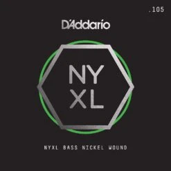 D'Addario NYXLB105 NYXL Nickel Wound Bass Guitar Single String Long Scale .105