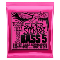 Ernie Ball - Super Slinky 5-String Nickel Wound Electric Bass Strings 40-125 Gauge