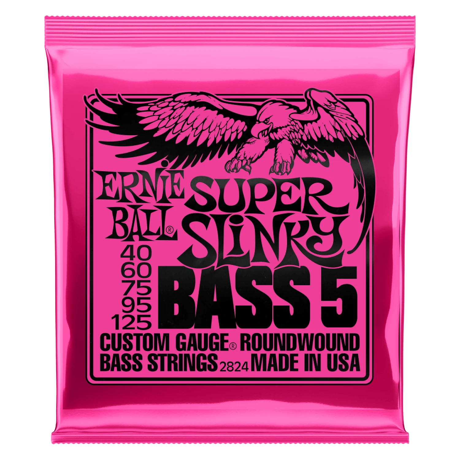 Ernie Ball - Super Slinky 5-String Nickel Wound Electric Bass Strings 40-125 Gauge 3 Ernie Ball - Super Slinky 5-String Nickel Wound Electric Bass Strings 40-125 Gauge