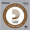 D'Addario PB032 Phosphor Bronze Wound Acoustic Guitar Single String .032 1 D'Addario PB032 Phosphor Bronze Wound Acoustic Guitar Single String .032 -Musical Instrument Store PB032 main.jpg