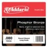 D'Addario PBB080 Phosphor Bronze Acoustic Bass Single Strings Long Scale .080 -Musical Instrument Store PBB080 main.jpg