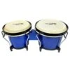 Percussion Plus 6 & 6-3/4" Wooden Bongos In Gloss Blue Lacquer Finish -Musical Instrument Store PP105FBLUE.jpg