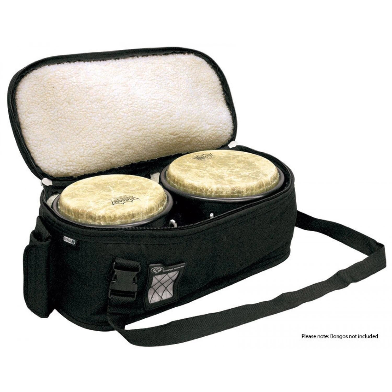 Protection Racket Deluxe Bongo Drum Bag In Black 3 Protection Racket Deluxe Bongo Drum Bag In Black