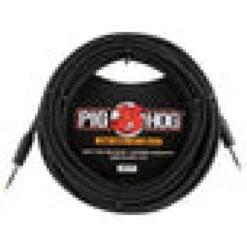 Pig Hog Vintage Series “Black Woven” TRS Cable, 30 Ft