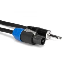 Hosa - SKT-415Q - Pro Speaker Cable, REAN Loudspeaker To 1/4 In TS, 15 Ft