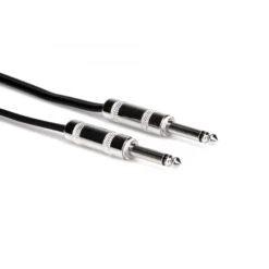 Hosa - SKZ-605 - Speaker Cable, Hosa 1/4 In TS To Same, Black Zip, 5 Ft