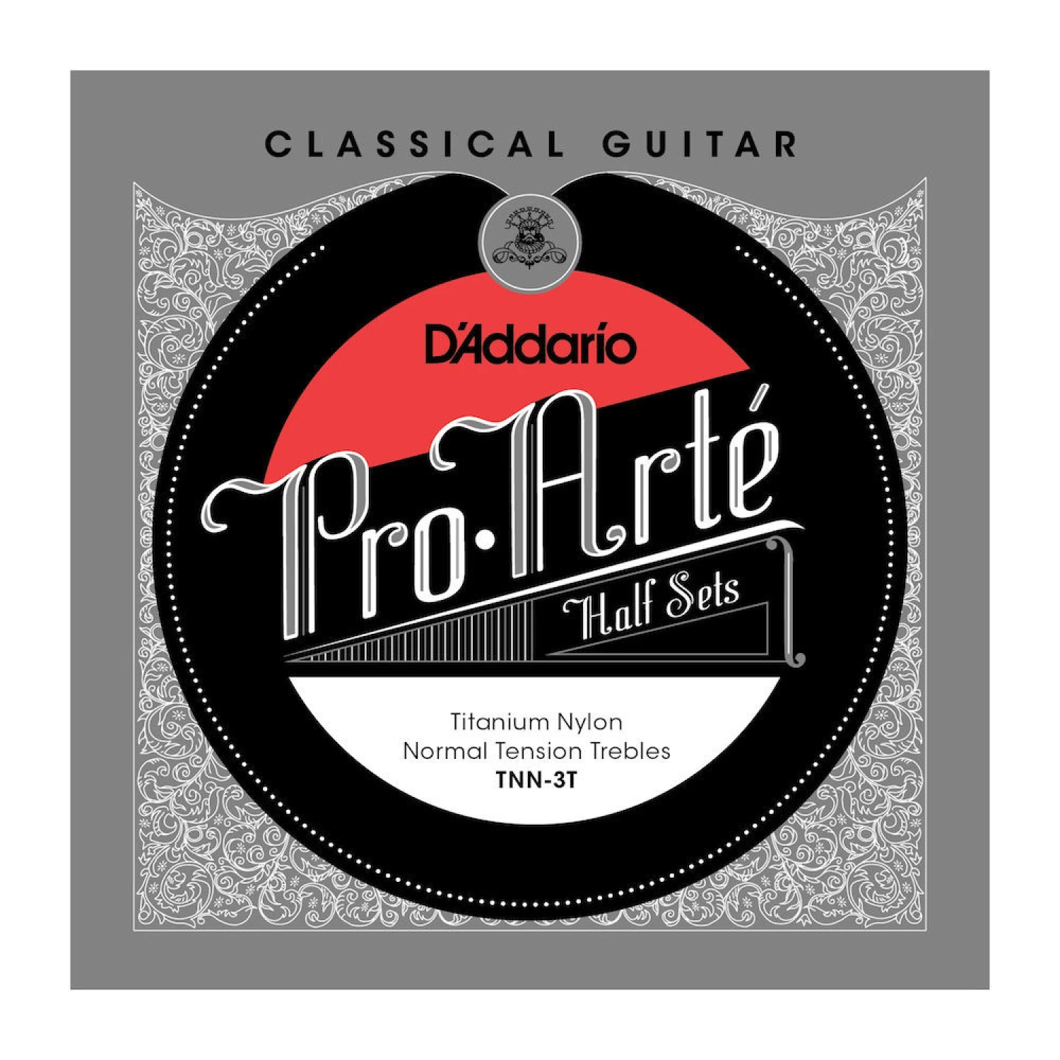 D'Addario TNN-3T Pro-Arte Titanium Nylon Classical Guitar Half Set Normal Tension 3 D'Addario TNN-3T Pro-Arte Titanium Nylon Classical Guitar Half Set Normal Tension