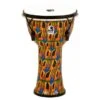 Toca Freestyle 2 Series Mech Tuned Djembe 9" In Kente Cloth -Musical Instrument Store TOCTF2DM9K.jpg