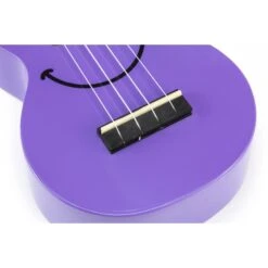 Mahalo U60SMPP - Soprano Ukulele - Purple -Musical Instrument Store U SMILEpp bridge.jpg