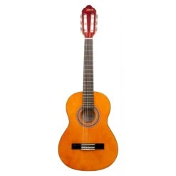 Valencia VC102 - 1/2 Size Classical Guitar - Gloss Natural -Musical Instrument Store VC102 front scaled.jpg
