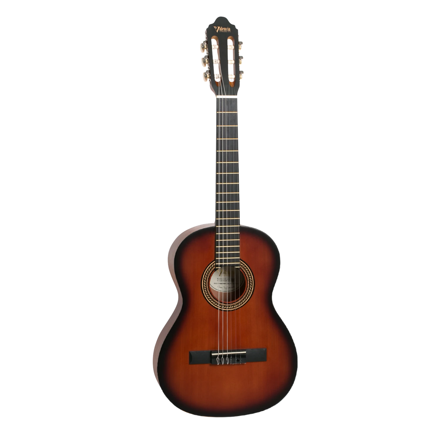 Valencia VC203CSB - 3/4 Size Classical Guitar - Satin Classic Sunburst 3 Valencia VC203CSB - 3/4 Size Classical Guitar - Satin Classic Sunburst
