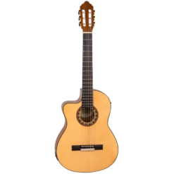 Valencia - VC304CEL 300 Series. 4/4 Size Electric/acoustic Classical Guitar With Venetian Cutaway - Left-hand. Natural.