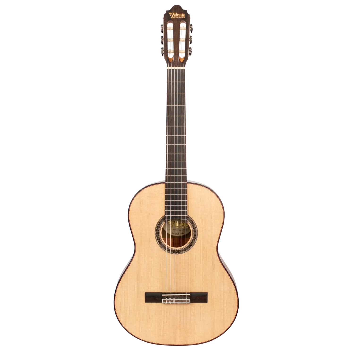 Valencia VC704 4/4 Size Solid Top Classical Guitar. 4 Valencia VC704 4/4 Size Solid Top Classical Guitar. - Image 2
