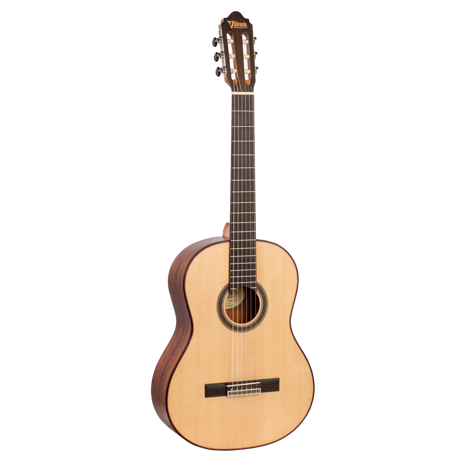 Valencia VC704 4/4 Size Solid Top Classical Guitar. 3 Valencia VC704 4/4 Size Solid Top Classical Guitar.