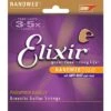 Elixir Light-Medium 13-56 Nanoweb Coated Acoustic Guitar Strings -Musical Instrument Store acousticnano front 2