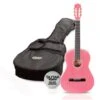 Ashton CG12 1/2 Size Nylon String Guitar Pack Pink -Musical Instrument Store cg12 p pnk 500x500 copy